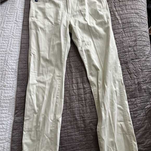 Stich’s Britches golf Men's Cream Pants size 33/22 NWT - Picture 1 of 7